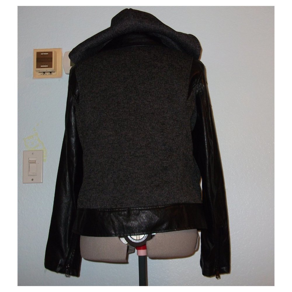 Triple Star Size XL Black Buckle Moto Jacket - Picture 8 of 16